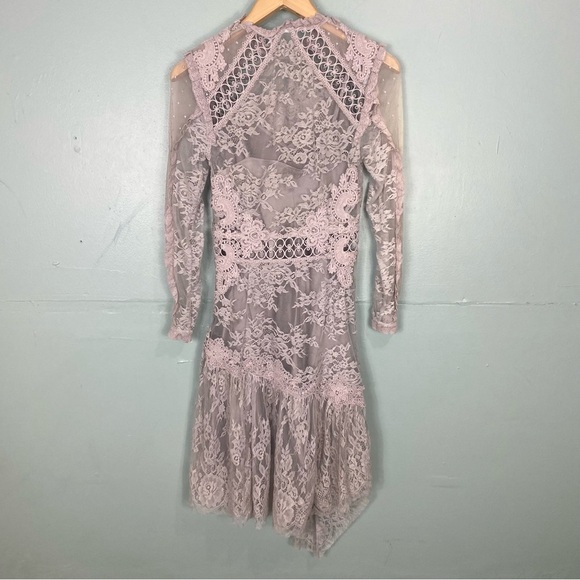 Zimmermann Stranded Lace Dress Floral Sz 4 - Picture 8 of 10